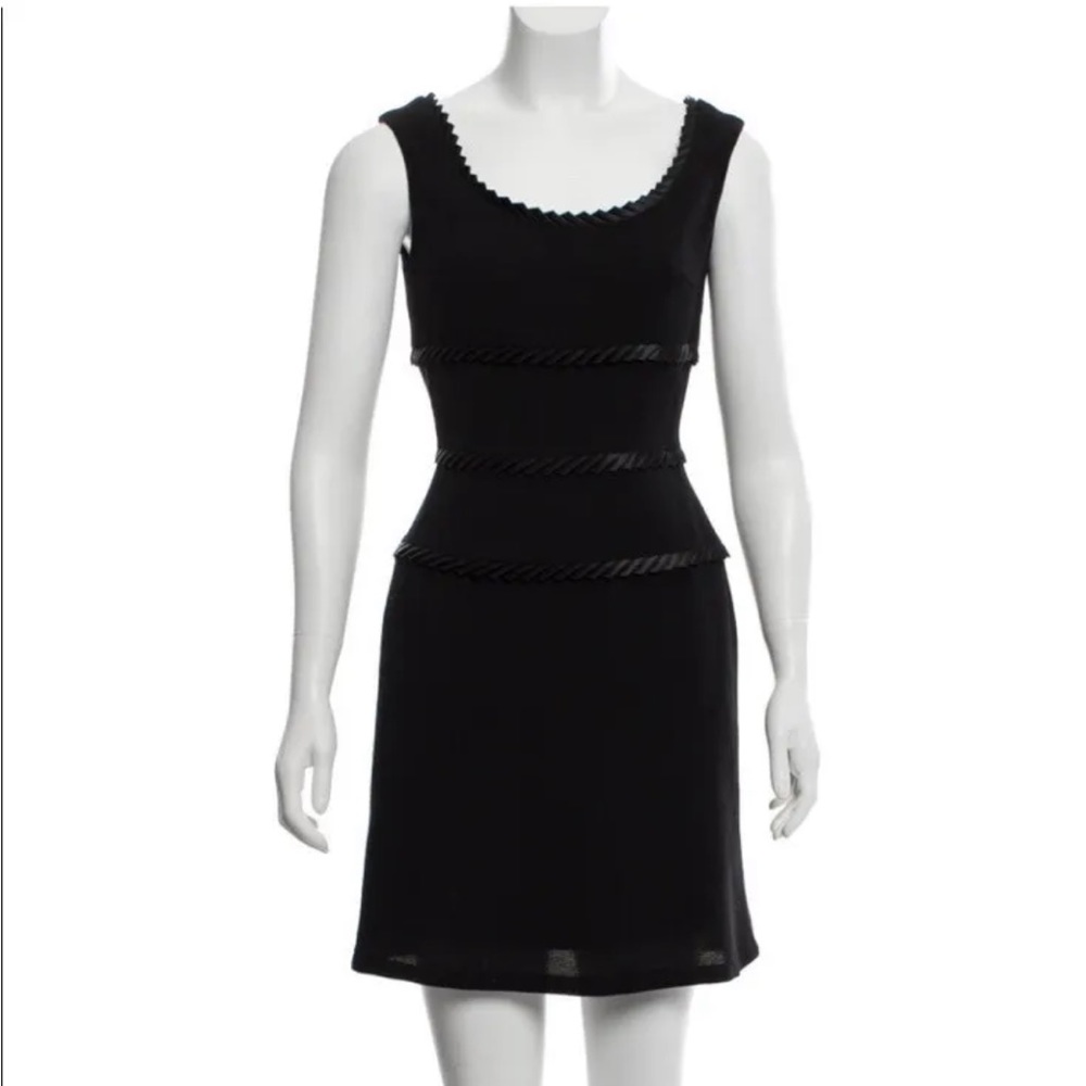 Escada little black mini dress
